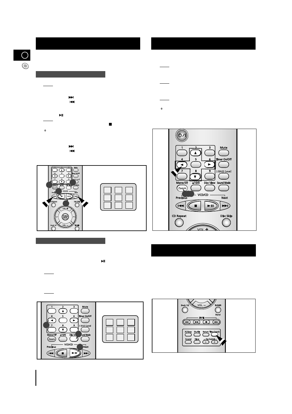 Vcd view function, Zoom function, Last memory function | Samsung AH68-01145B User Manual | Page 18 / 29