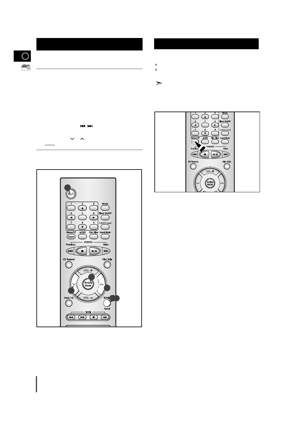 Selecting a stored station, Improving radio reception | Samsung AH68-01145B User Manual | Page 20 / 29