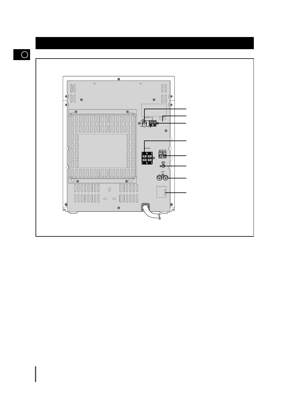 Rear panel view | Samsung AH68-01145B User Manual | Page 6 / 29