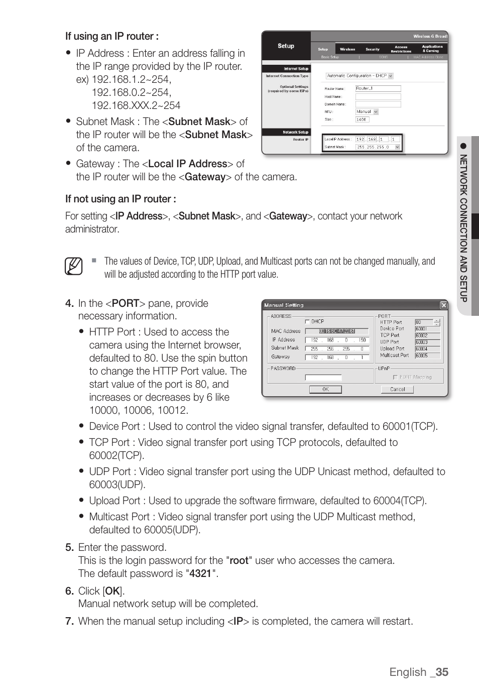 Samsung SNC-B5368P User Manual | Page 35 / 105