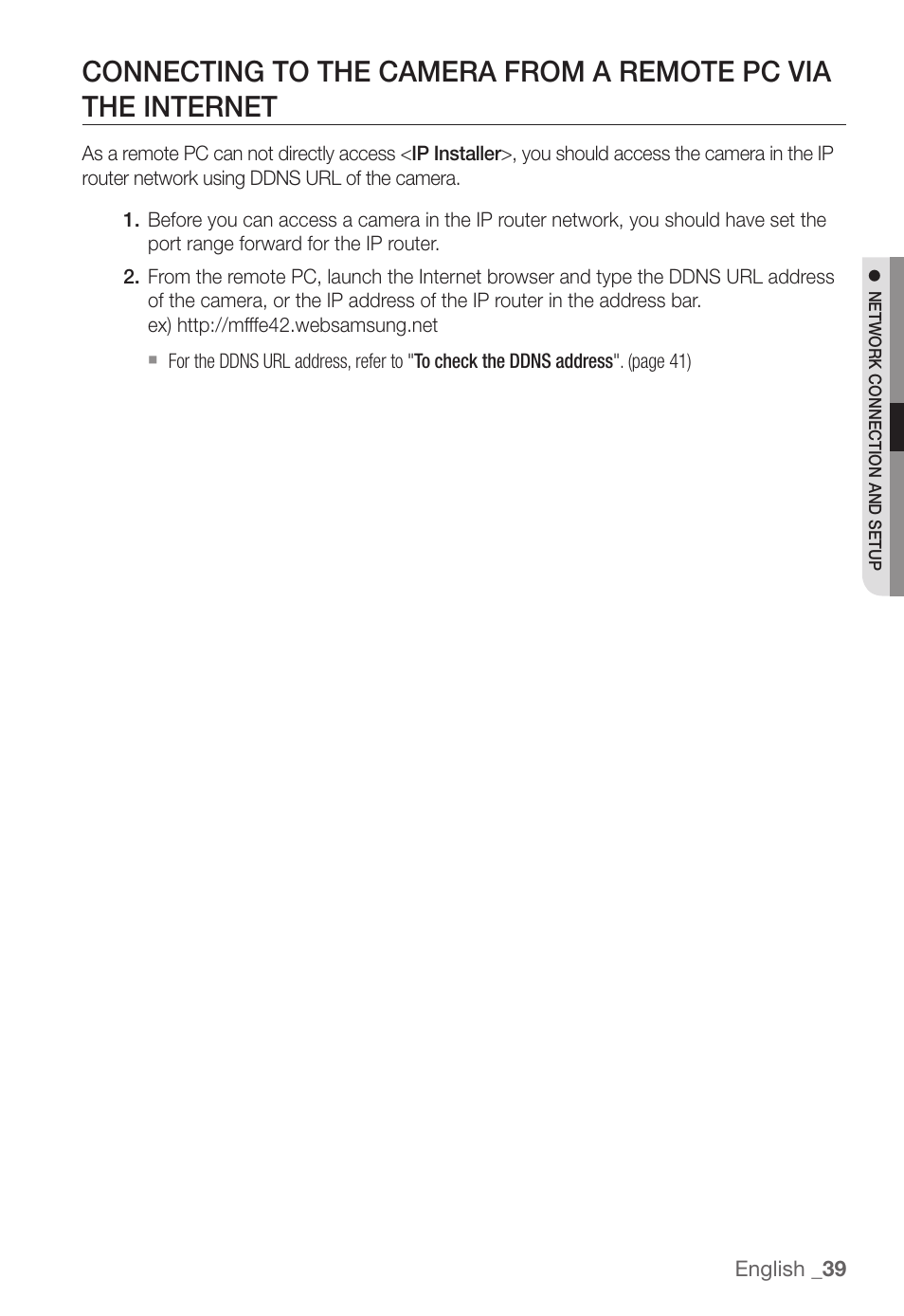 Samsung SNC-B5368P User Manual | Page 39 / 105