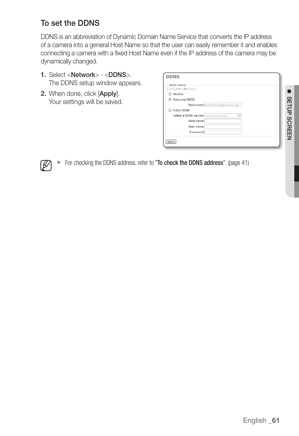 Samsung SNC-B5368P User Manual | Page 61 / 105