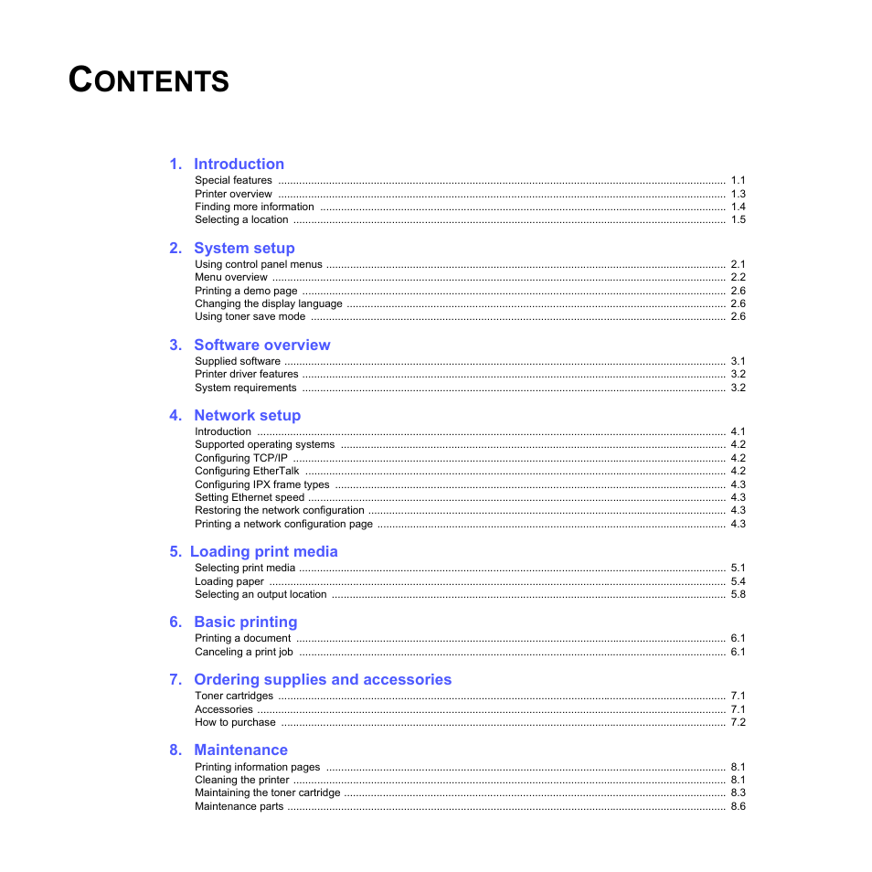 Samsung ML-4050ND User Manual | Page 4 / 110