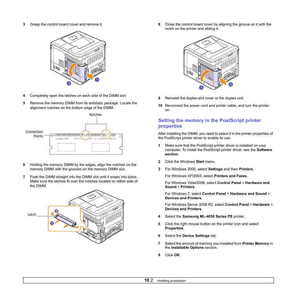 Samsung ML-4050ND User Manual | Page 59 / 110
