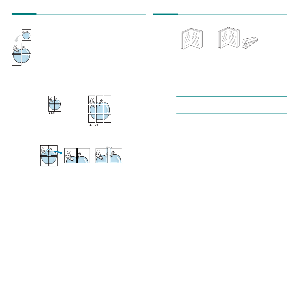 Printing posters, Printing booklets, Printing posters printing booklets | Samsung ML-4050ND User Manual | Page 89 / 110