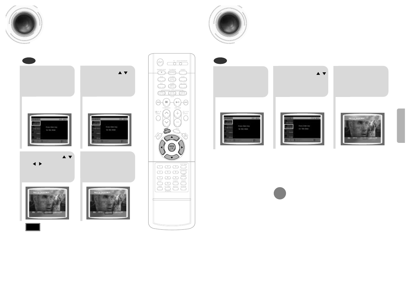 Using disc menu, Using the title menu | Samsung HT-DB1750 User Manual | Page 16 / 34