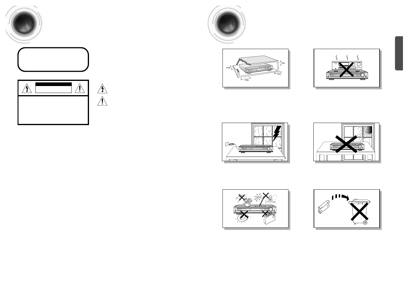 Preparation, Safety warnings, Precautions | 12 safety warnings precautions, Phones | Samsung HT-DB1750 User Manual | Page 2 / 34