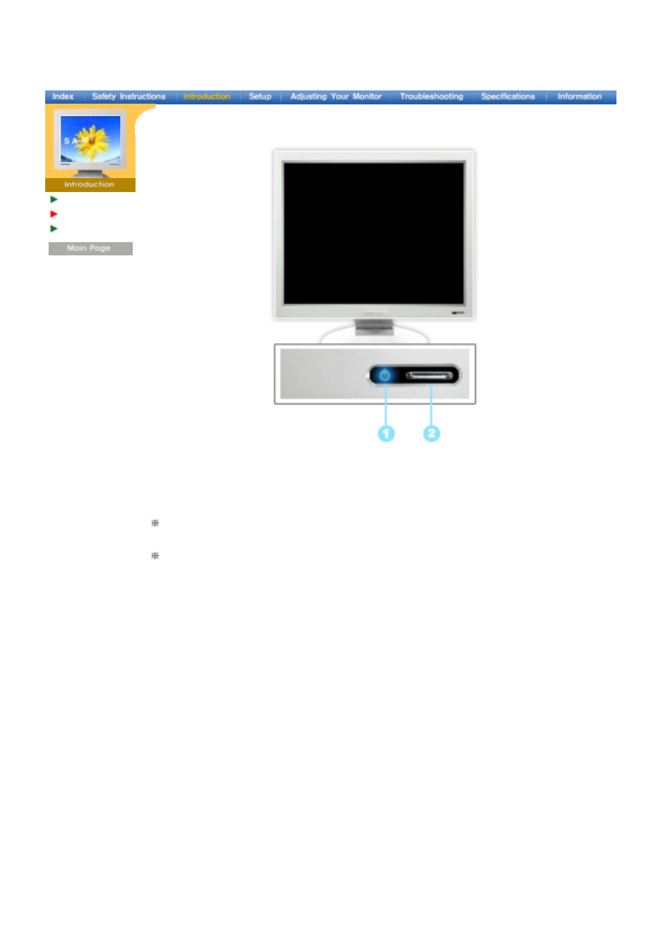 Front | Samsung 173P User Manual | Page 11 / 58