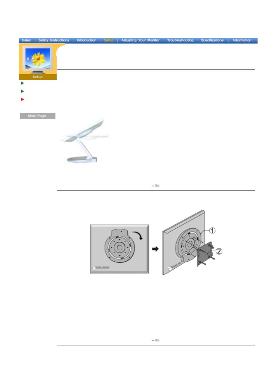 Installing vesa, Installing vesa compliant mounting | Samsung 173P User Manual | Page 20 / 58