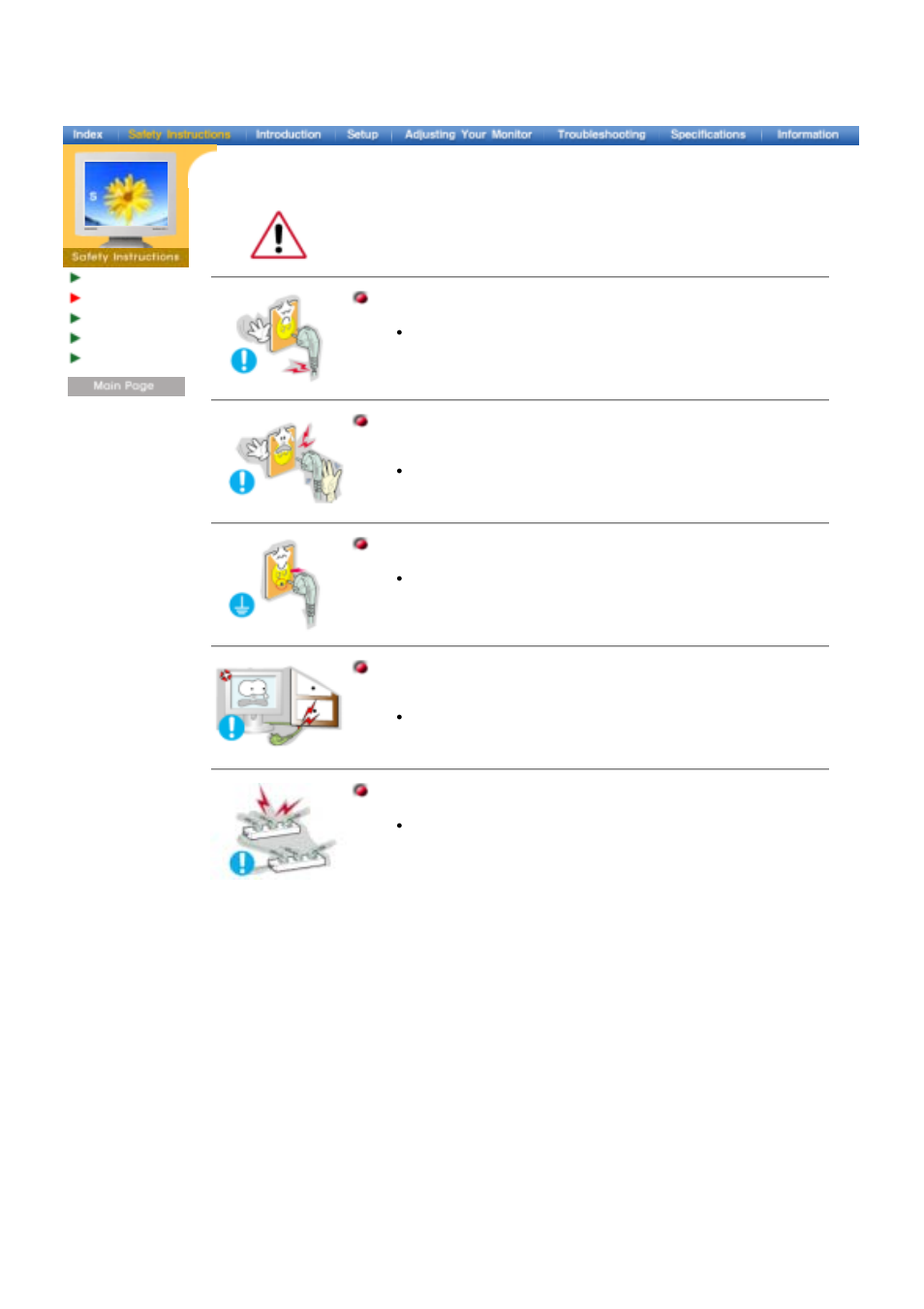 Power | Samsung 173P User Manual | Page 4 / 58