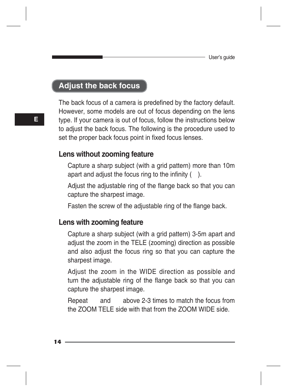 Samsung SCC-B2311 User Manual | Page 14 / 28