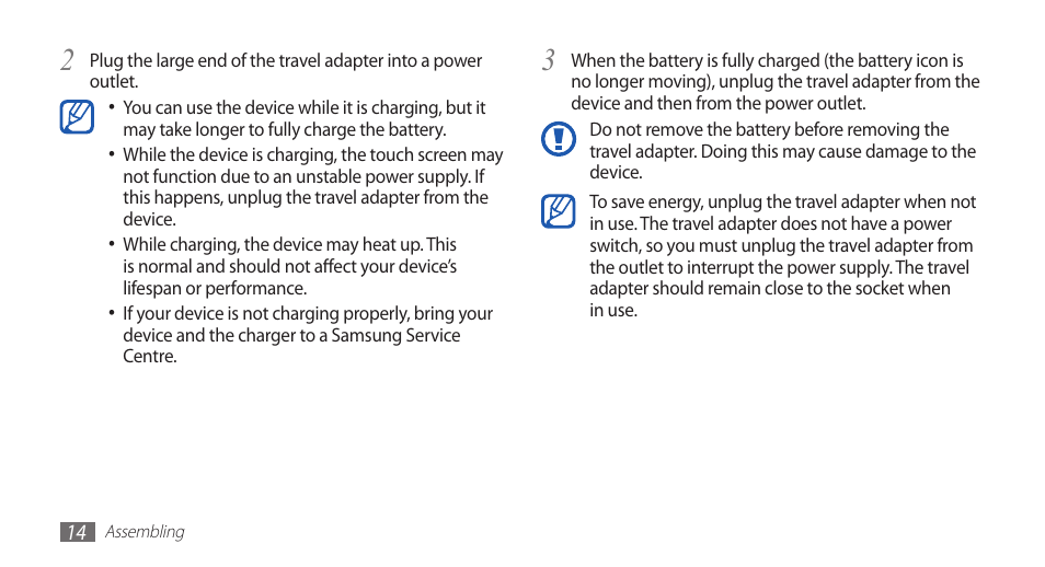 Samsung GALAXY S YP-GS1 User Manual | Page 14 / 122
