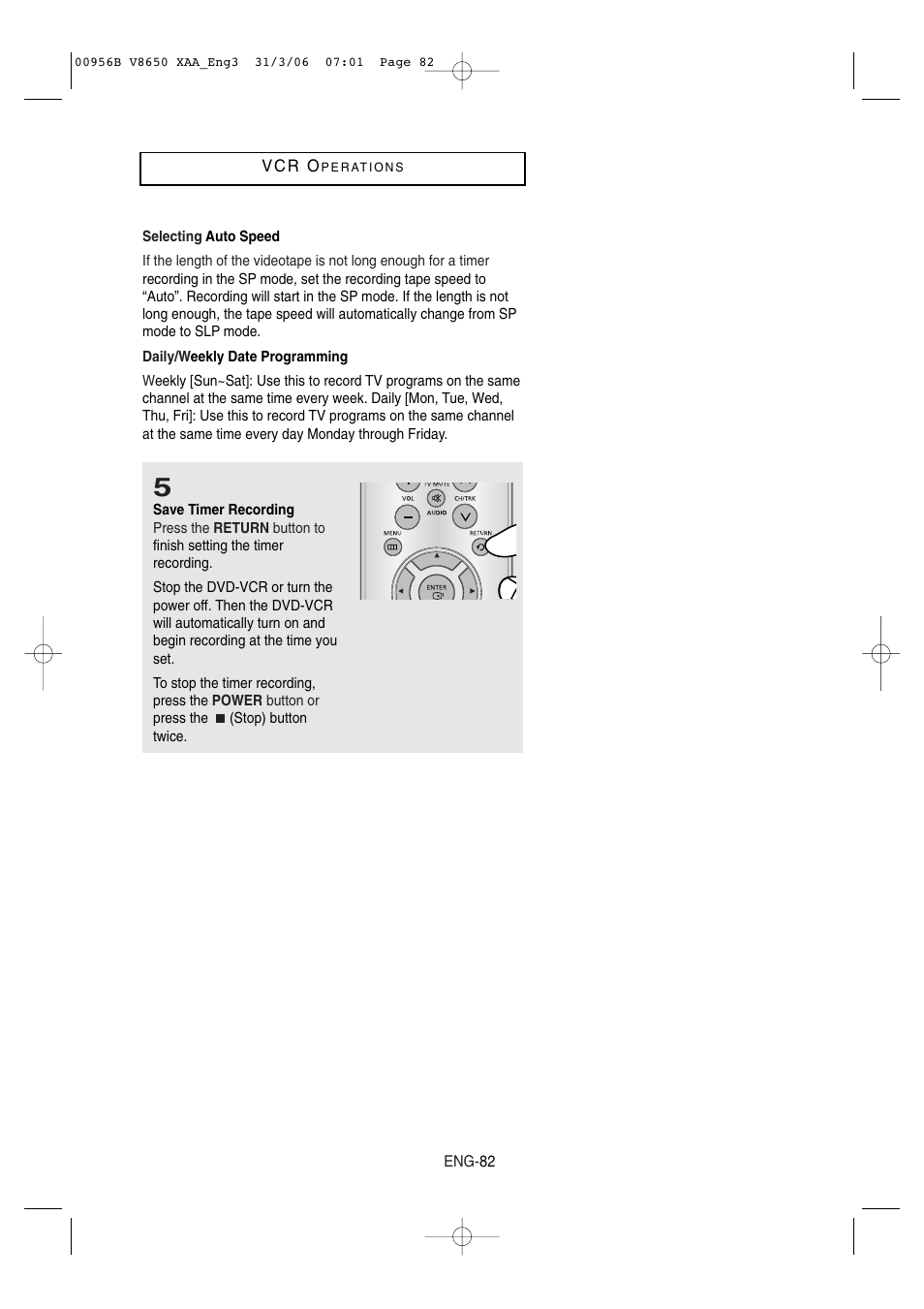 Samsung DVD-V8650 User Manual | Page 82 / 92