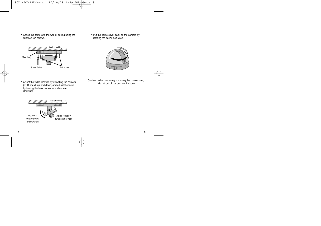 Samsung SSC-21DC User Manual | Page 5 / 7