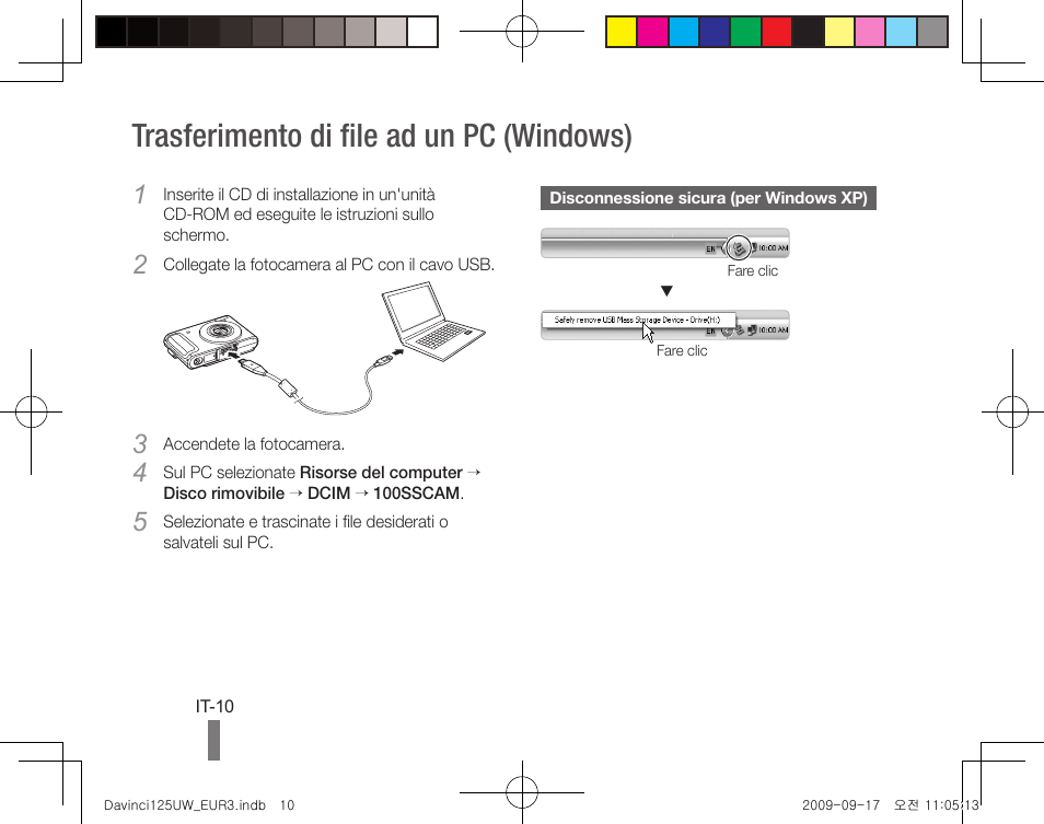 Trasferimento di file ad un pc (windows) | Samsung WB1000 User Manual | Page 40 / 110