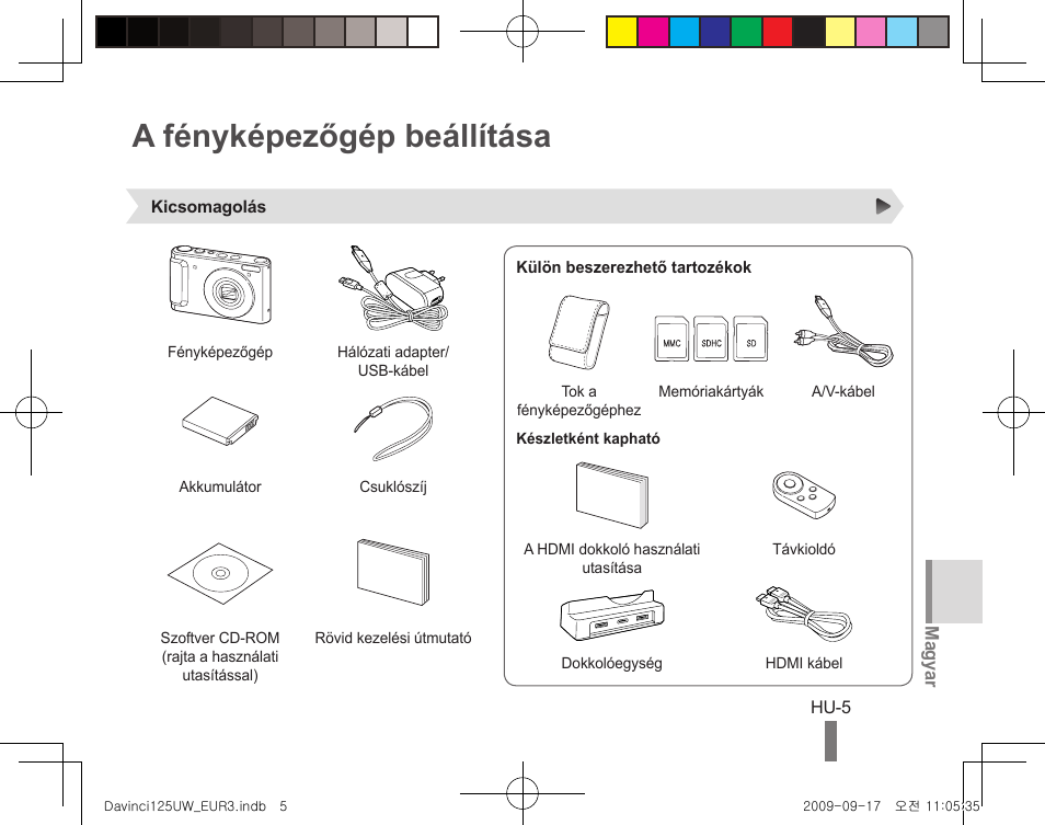 A fényképezőgép beállítása | Samsung WB1000 User Manual | Page 75 / 110