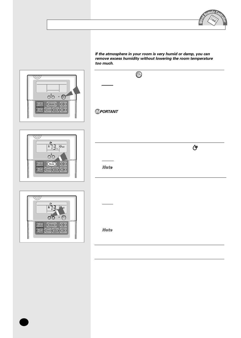 Removing excess humidity | Samsung AFPCC052CA0 User Manual | Page 24 / 36