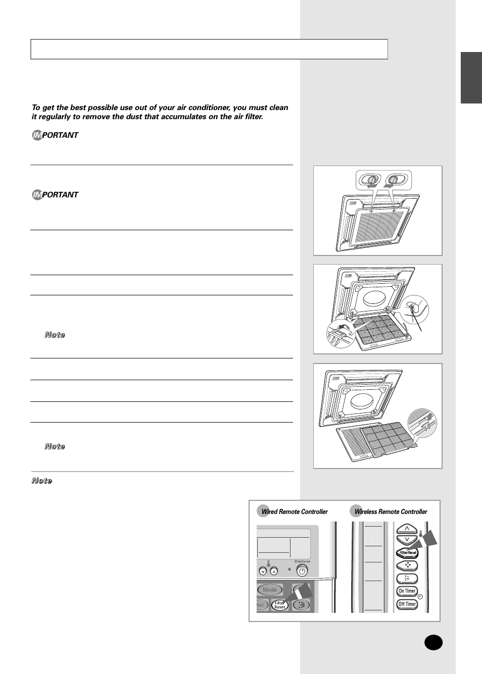 Cleaning your air conditioner | Samsung AFPCC052CA0 User Manual | Page 31 / 36