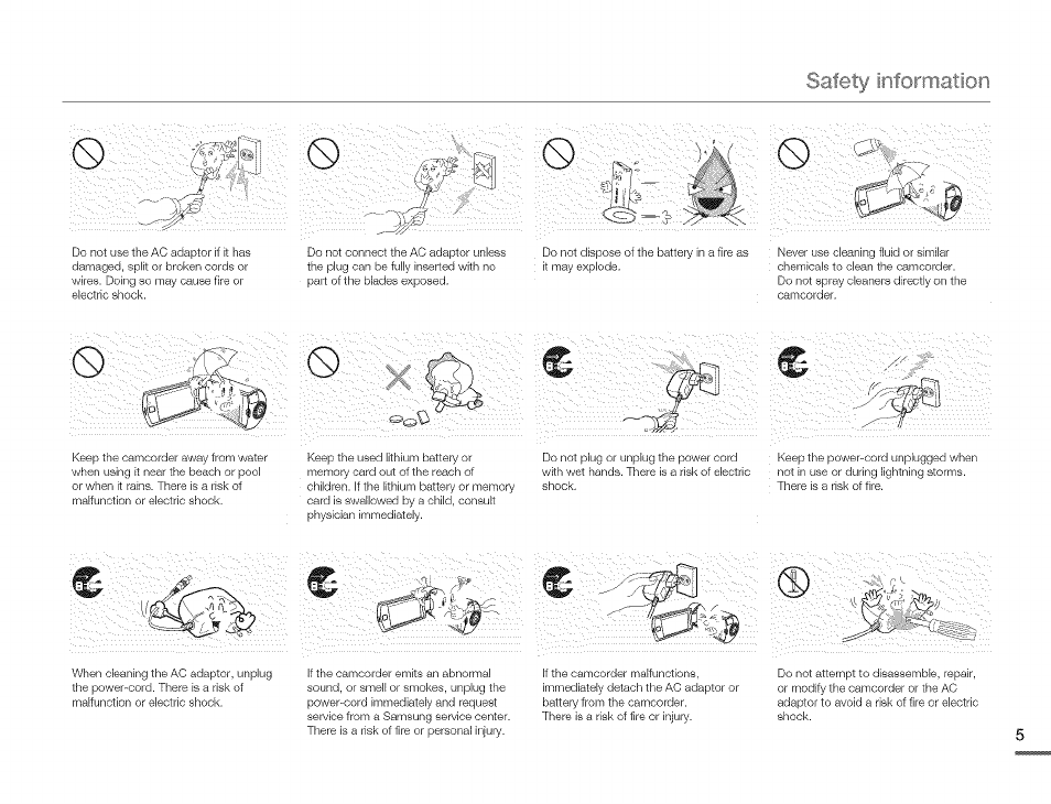 Samsung HMX-Q10TNIHMX-Q100TNIHMXDQ130TN User Manual | Page 9 / 113
