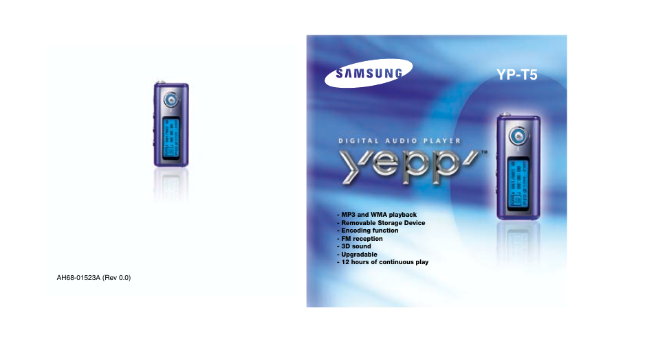 Samsung YEPP YP-T5V User Manual | 117 pages