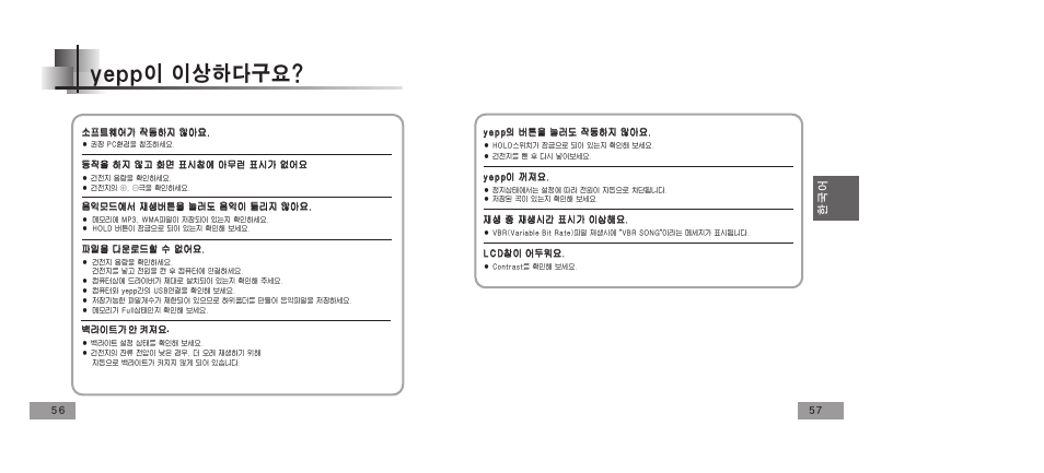 Samsung YEPP YP-T5V User Manual | Page 57 / 117