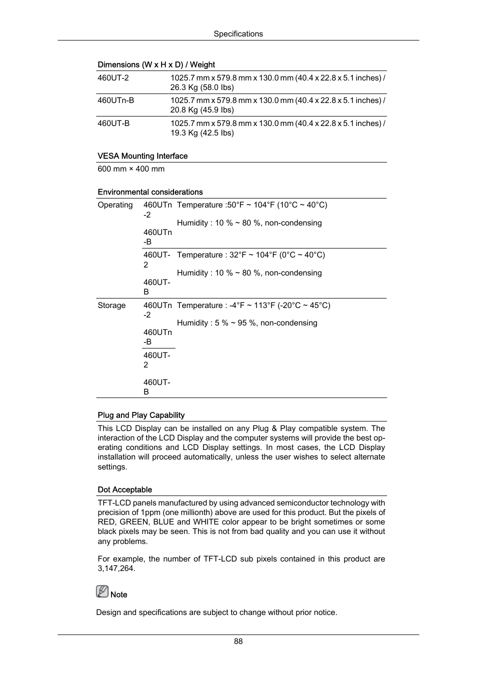 Samsung 460UT-2 User Manual | Page 110 / 121