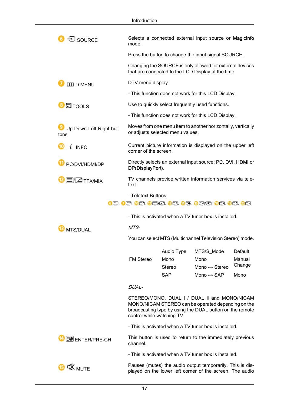 Samsung 460UT-2 User Manual | Page 18 / 121