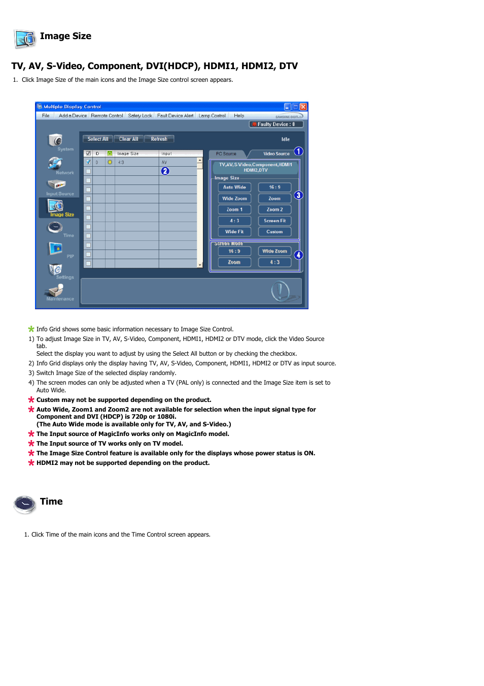 Time | Samsung 460UT-2 User Manual | Page 51 / 121