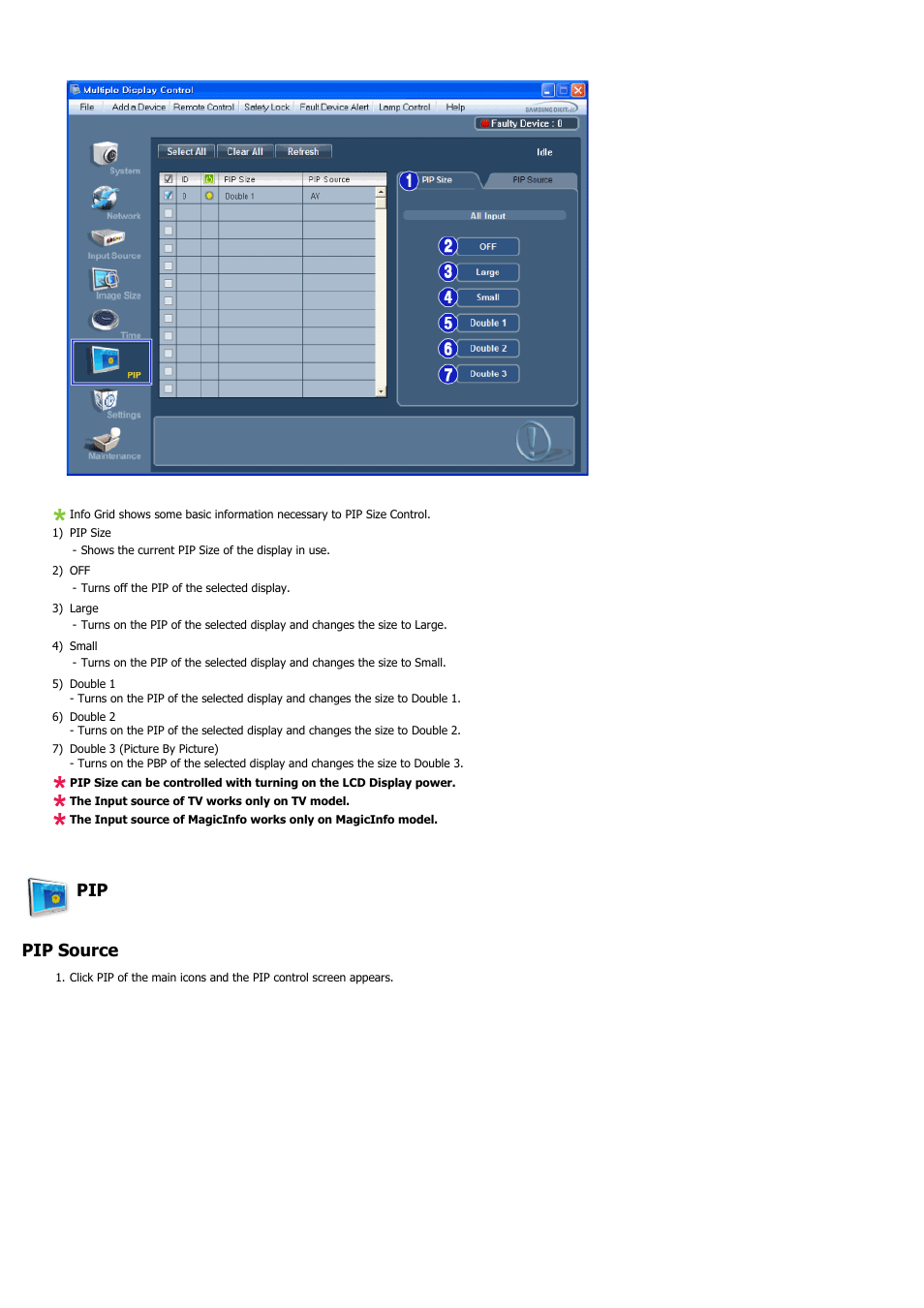 Pip pip source | Samsung 460UT-2 User Manual | Page 54 / 121