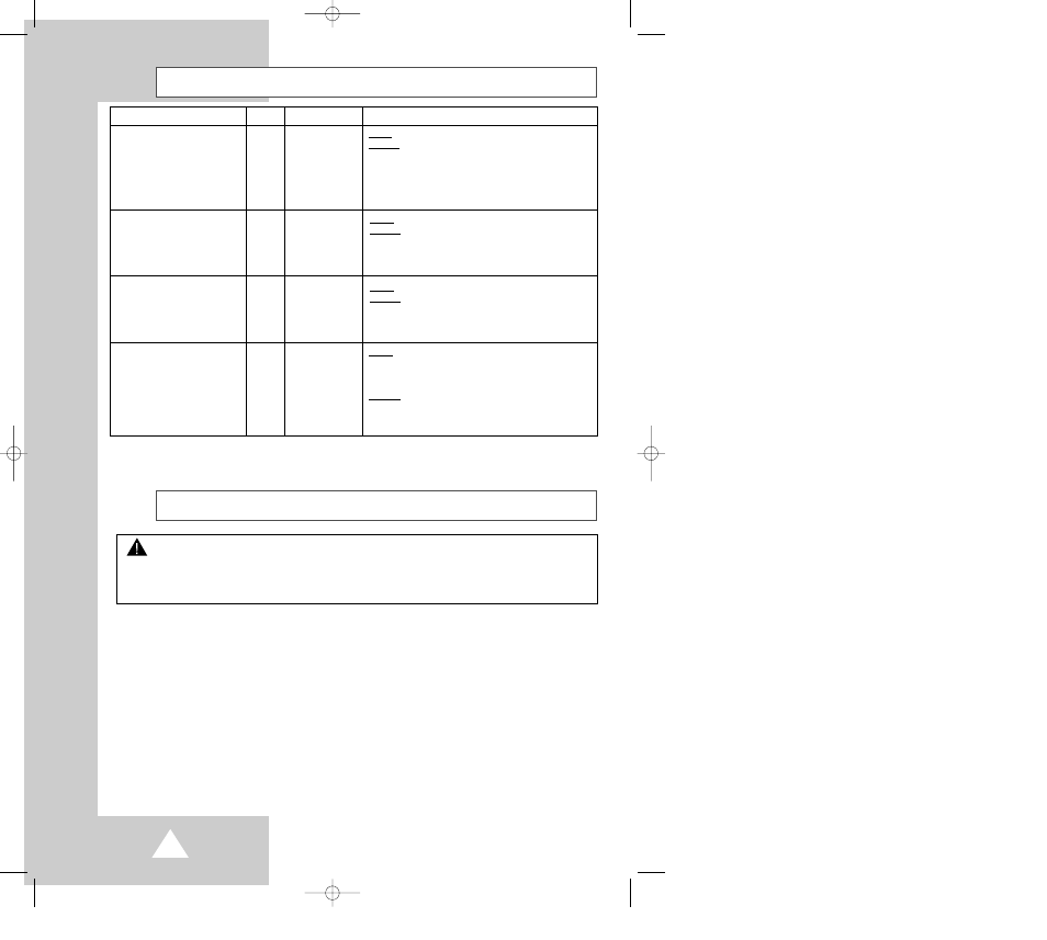 Error codes, Before calling for service, Warning | Samsung CM1229B User Manual | Page 20 / 32