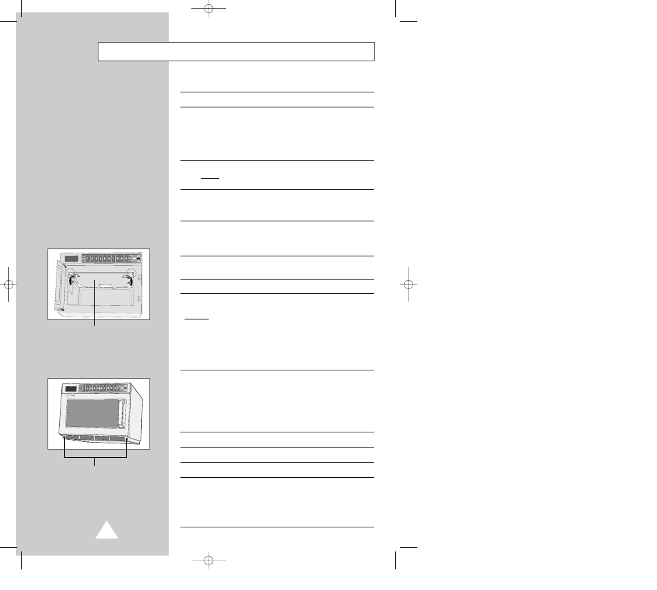 Care of your microwave oven | Samsung CM1229B User Manual | Page 22 / 32