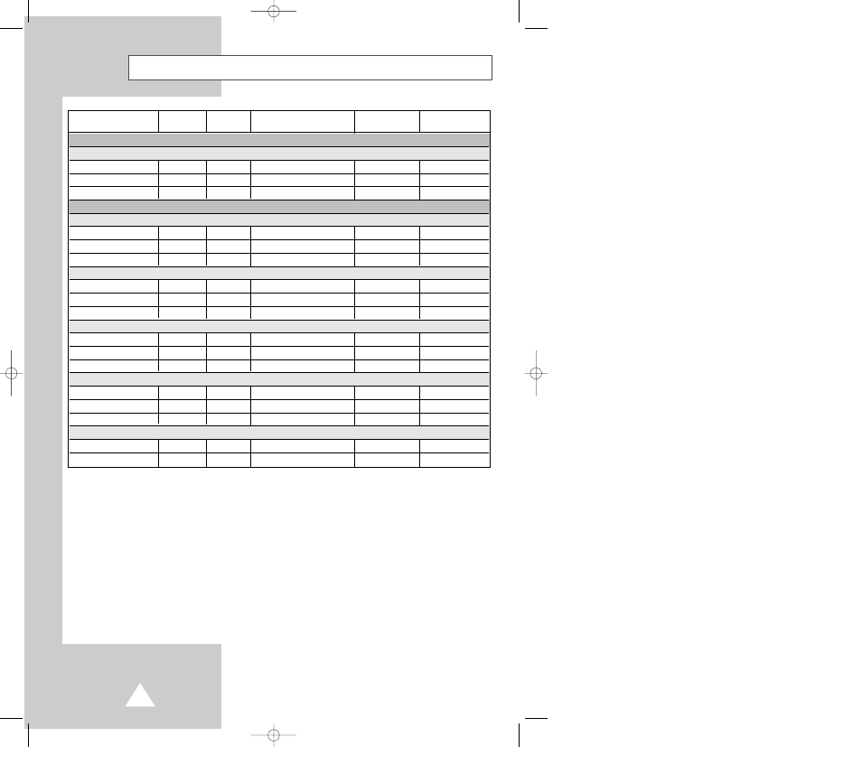 Cooking guide | Samsung CM1229B User Manual | Page 26 / 32