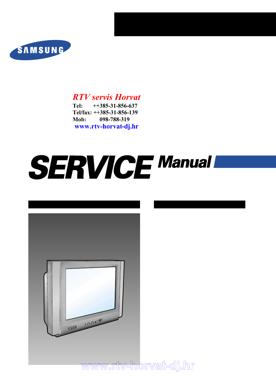 Samsung CS29A5HT8X/BWT User Manual | 53 pages