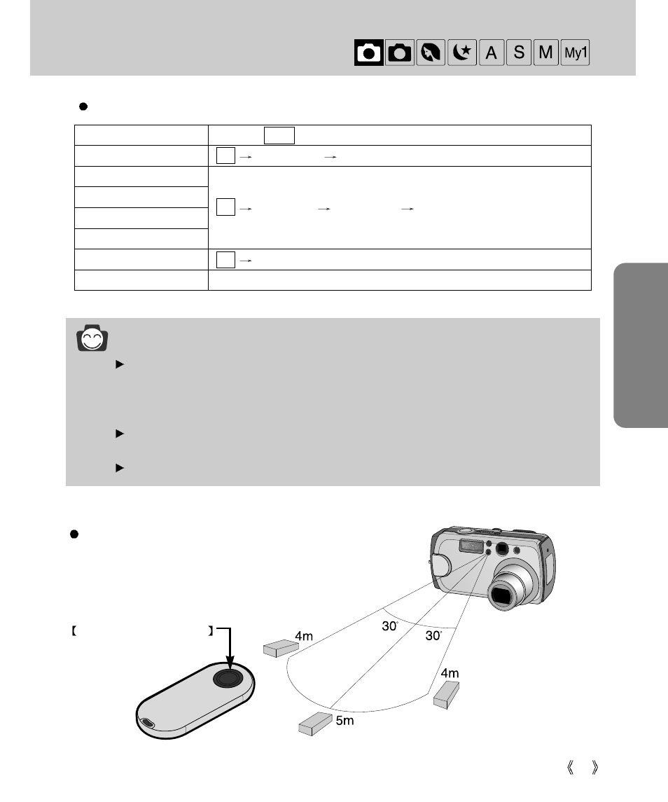 Self-timer / remote button, Recording, Information | Samsung Digimax V4000 User Manual | Page 41 / 128