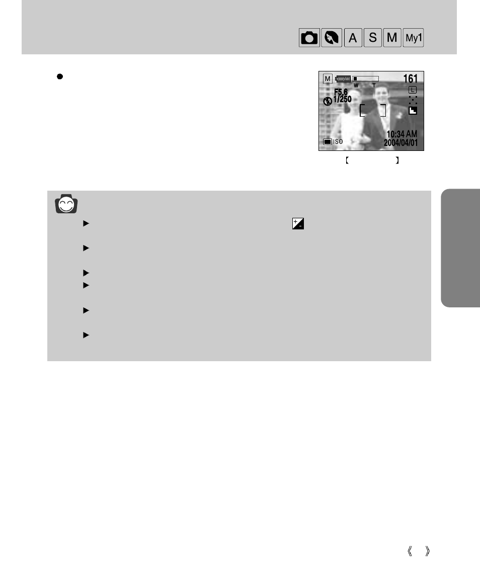 Button, Recording, Information | Samsung Digimax V4000 User Manual | Page 45 / 128