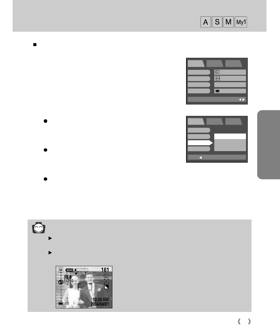 A / s / m, Recording, Information | Samsung Digimax V4000 User Manual | Page 51 / 128