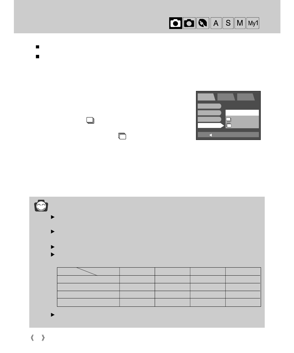 Shooting, Information | Samsung Digimax V4000 User Manual | Page 54 / 128