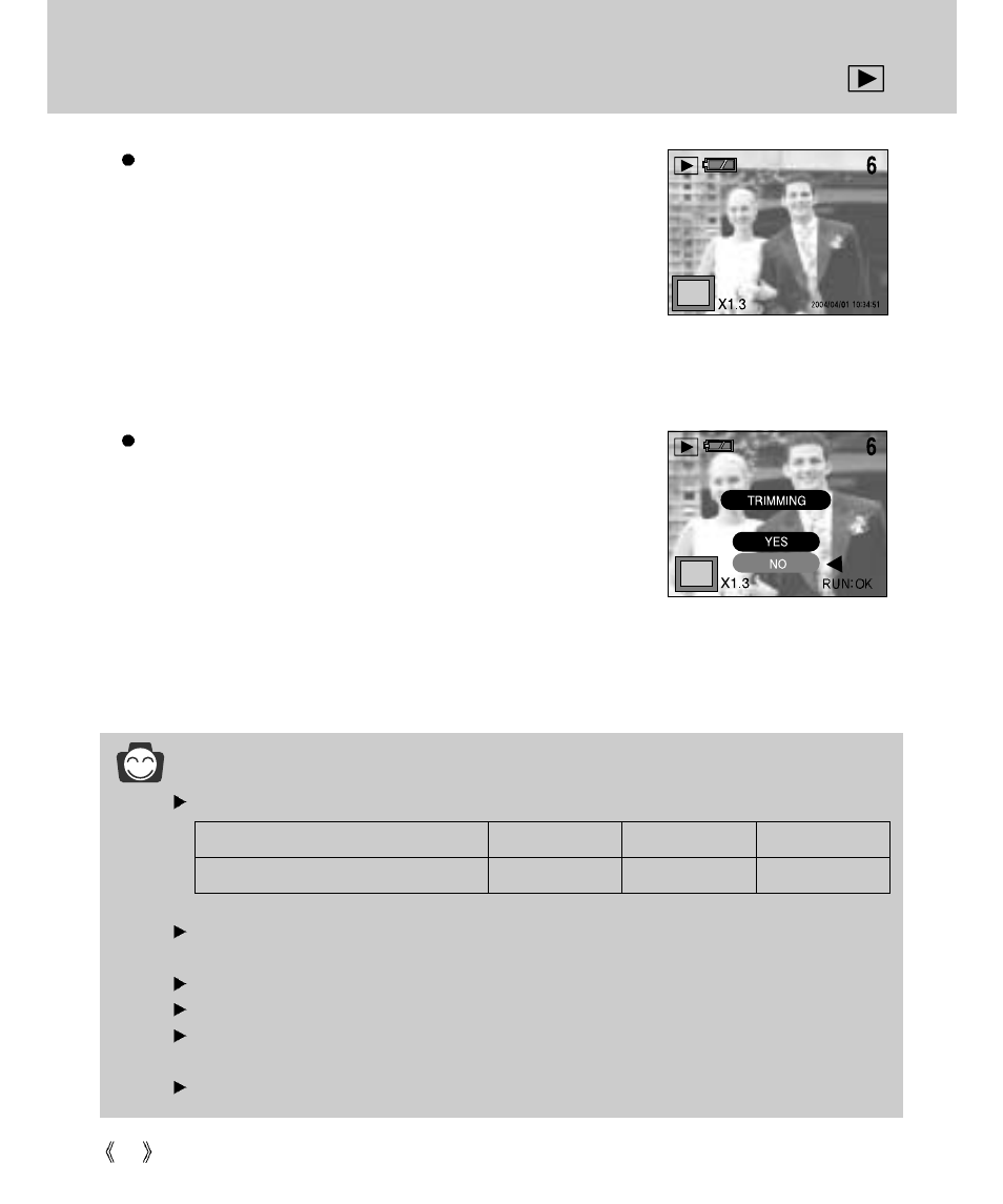 Thumbnail / enlargement / trimming button, Information | Samsung Digimax V4000 User Manual | Page 66 / 128