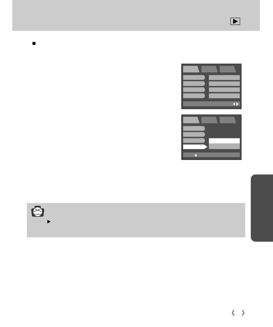 Delete all, Pla y, Notice | Samsung Digimax V4000 User Manual | Page 75 / 128