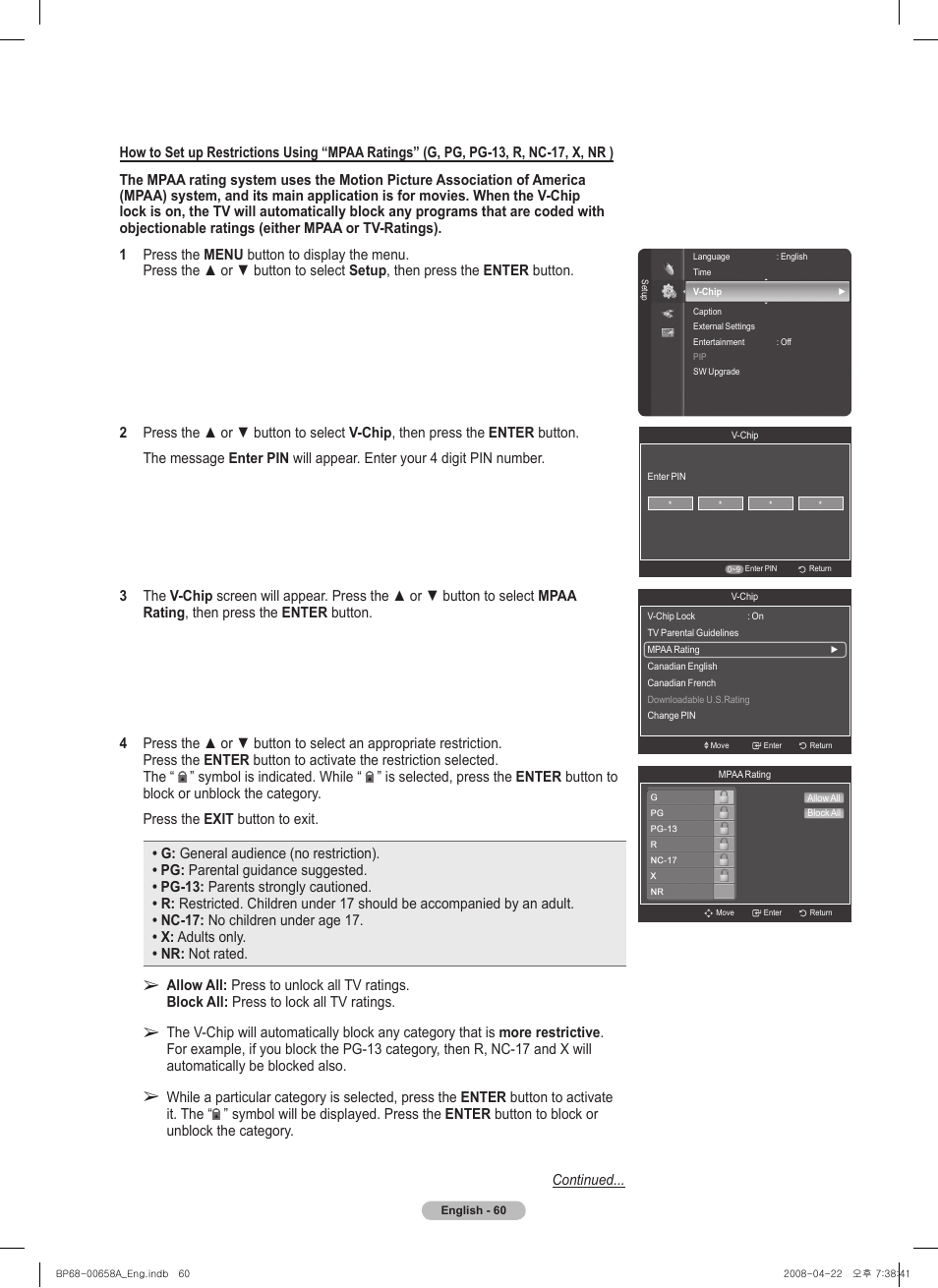 Samsung 750 Series User Manual | Page 60 / 195