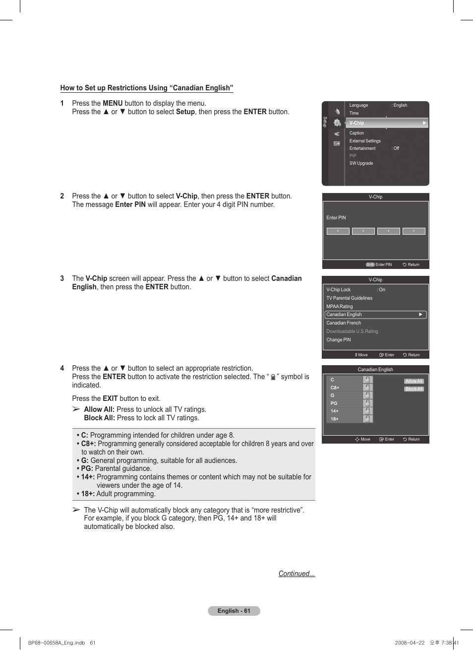 Samsung 750 Series User Manual | Page 61 / 195