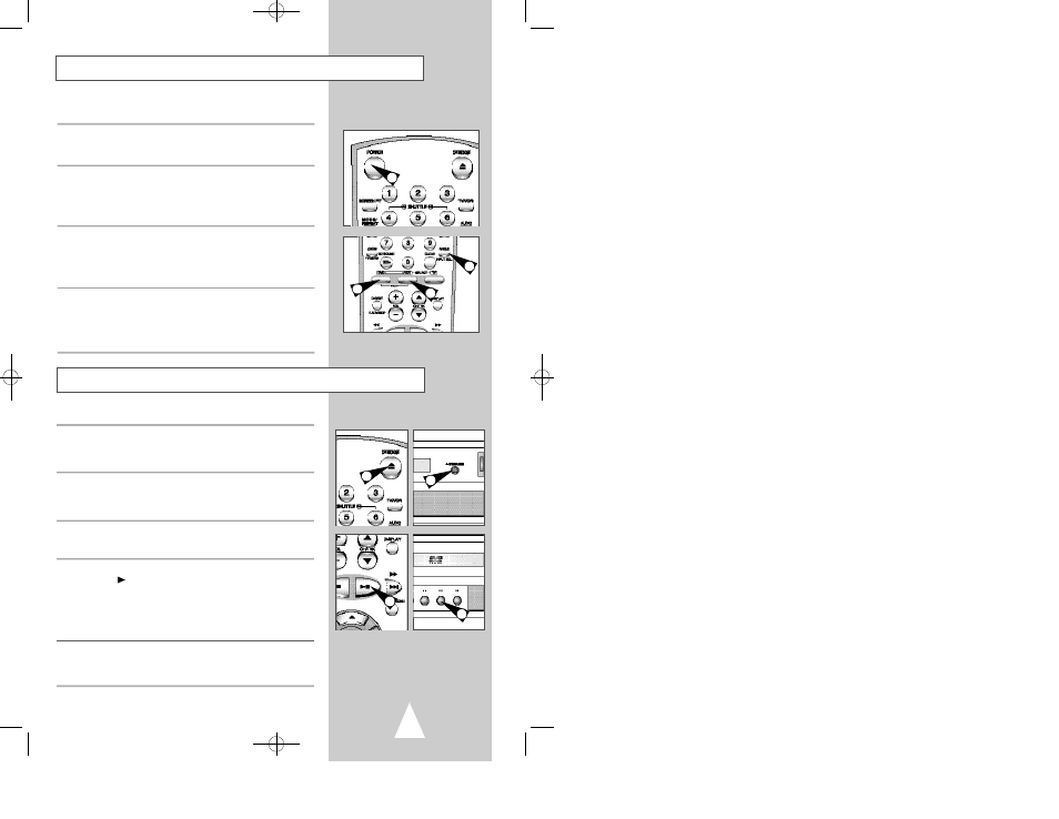 Deck control buttons, Basic dvd playback | Samsung DVD-V2000 User Manual | Page 8 / 32
