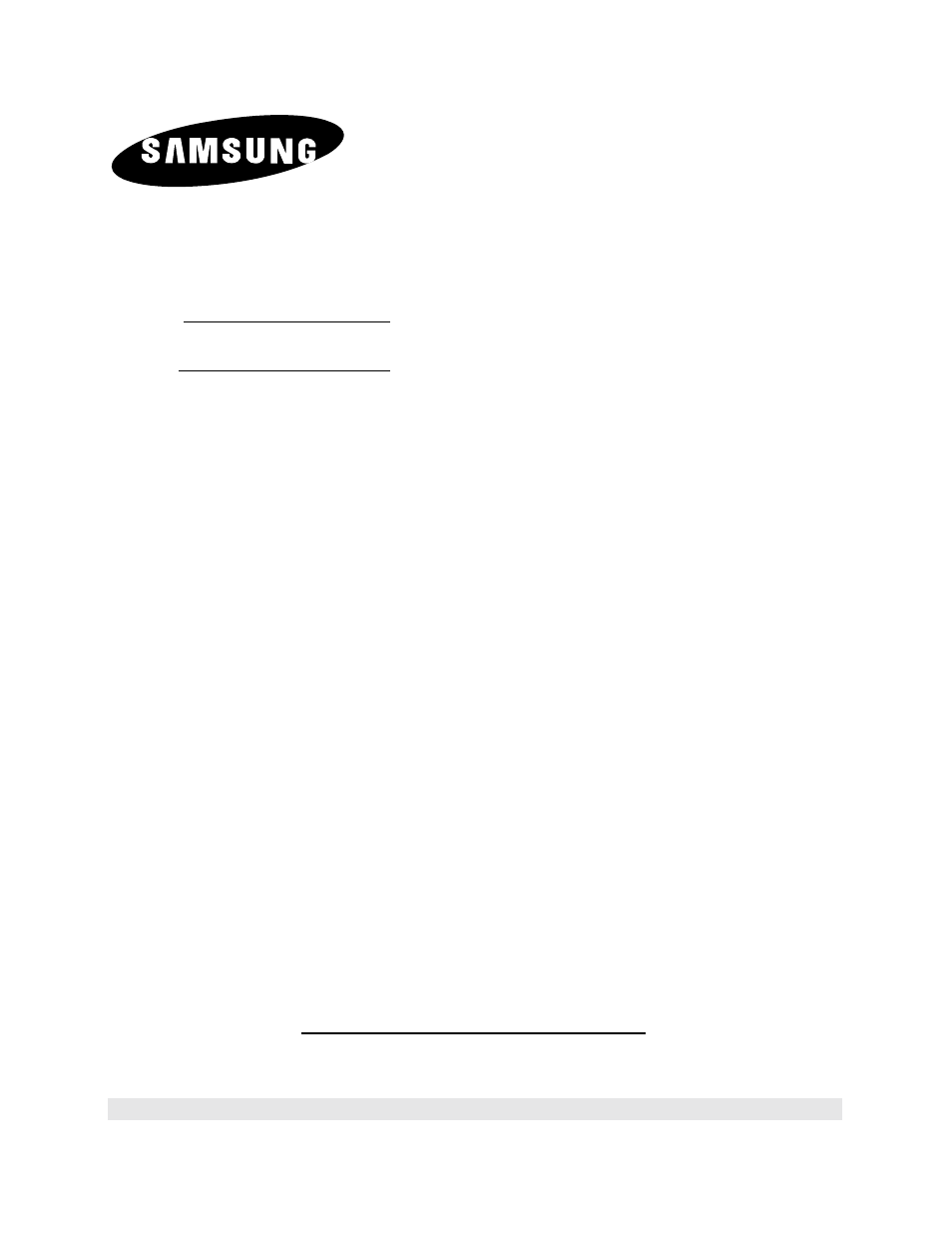 Samsung DA99-00926B User Manual | 20 pages