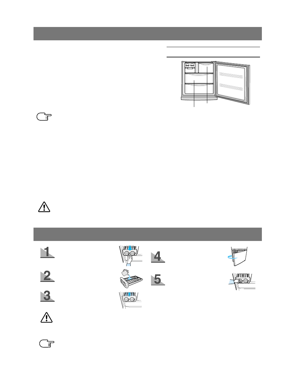 Ice maker, Storing food in the fridge or freezer, B. freezer | Samsung DA99-00926B User Manual | Page 10 / 20