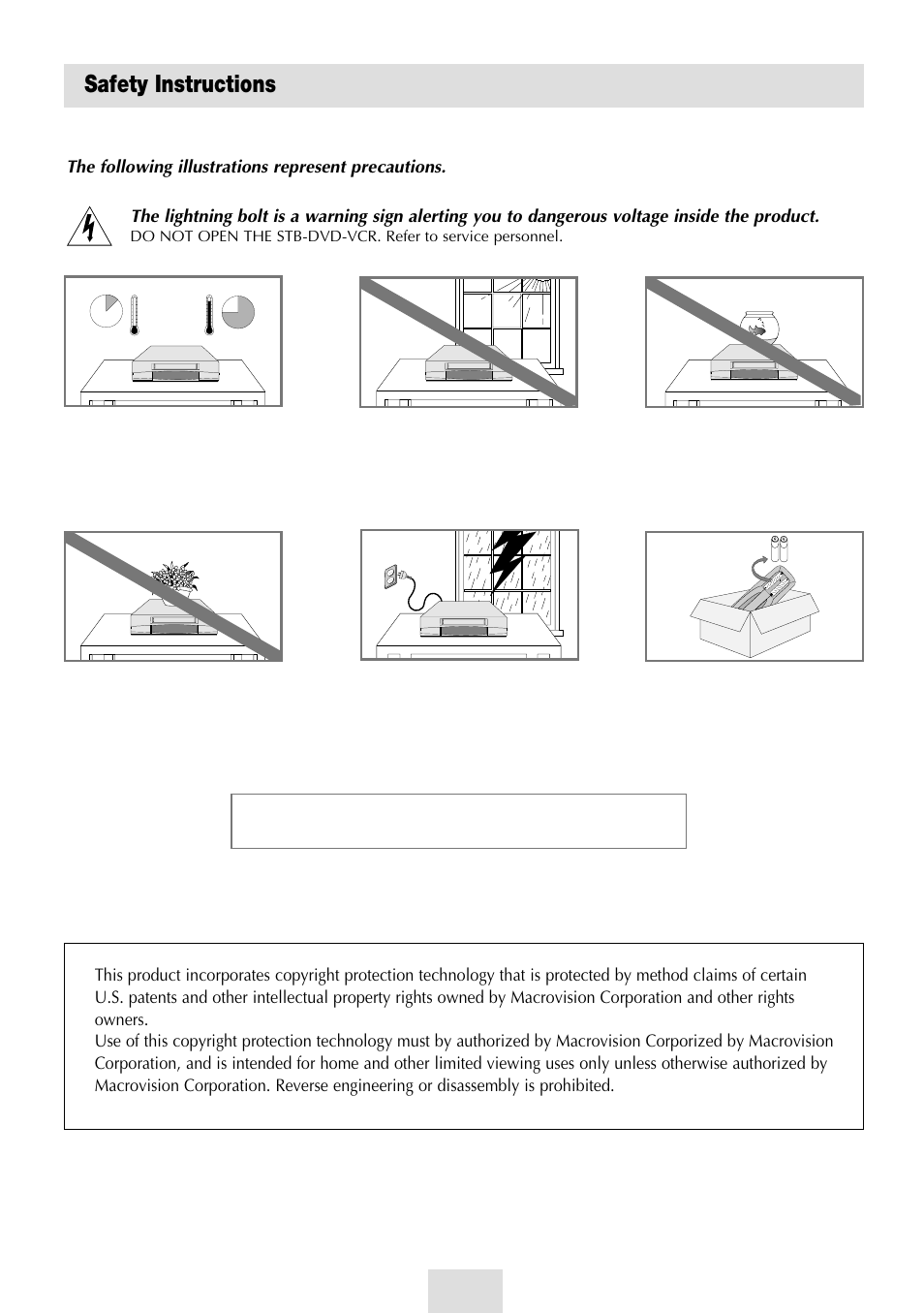 Foreword, Safety instructions | Samsung SV-DVD54T User Manual | Page 5 / 53