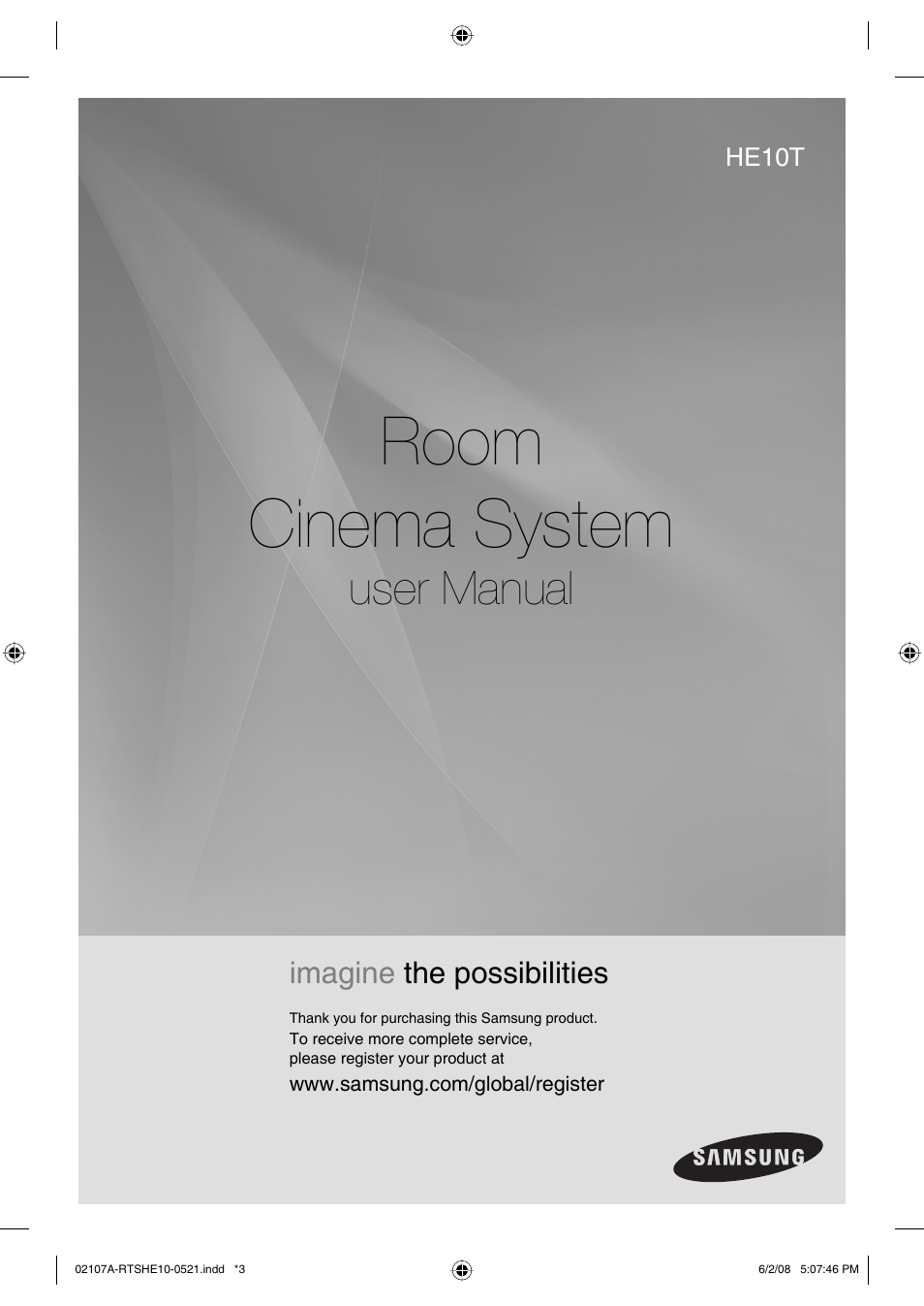 Samsung HE10T User Manual | 54 pages