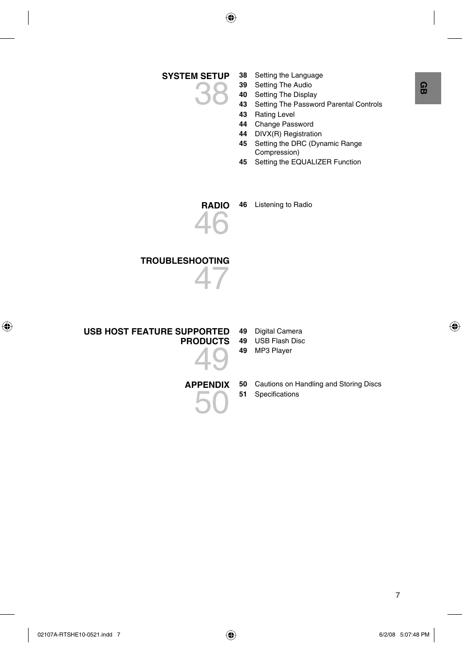 Samsung HE10T User Manual | Page 7 / 54