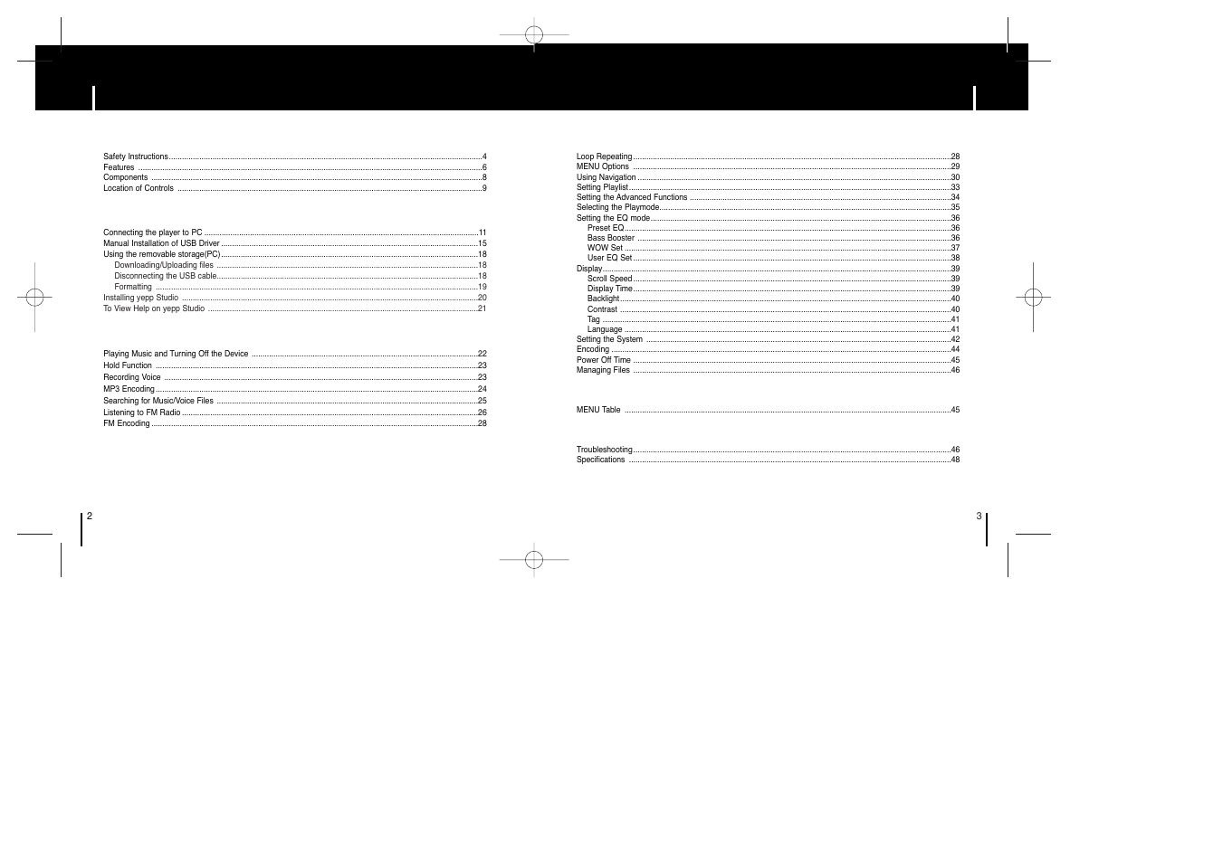 Samsung YEPP YP-T6X User Manual | 25 pages