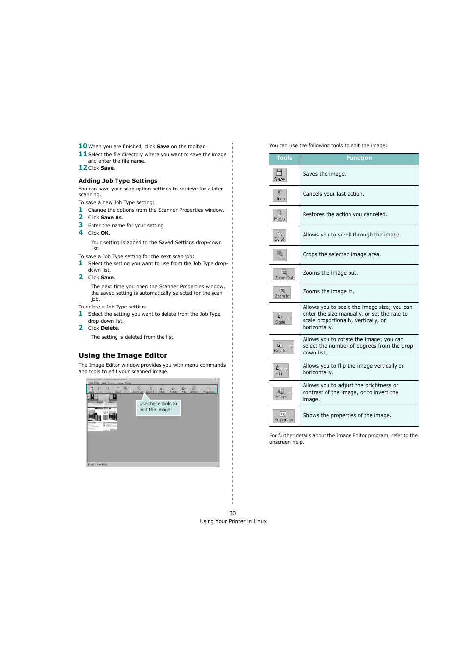 Using the image editor | Samsung SCX-4200 User Manual | Page 84 / 92