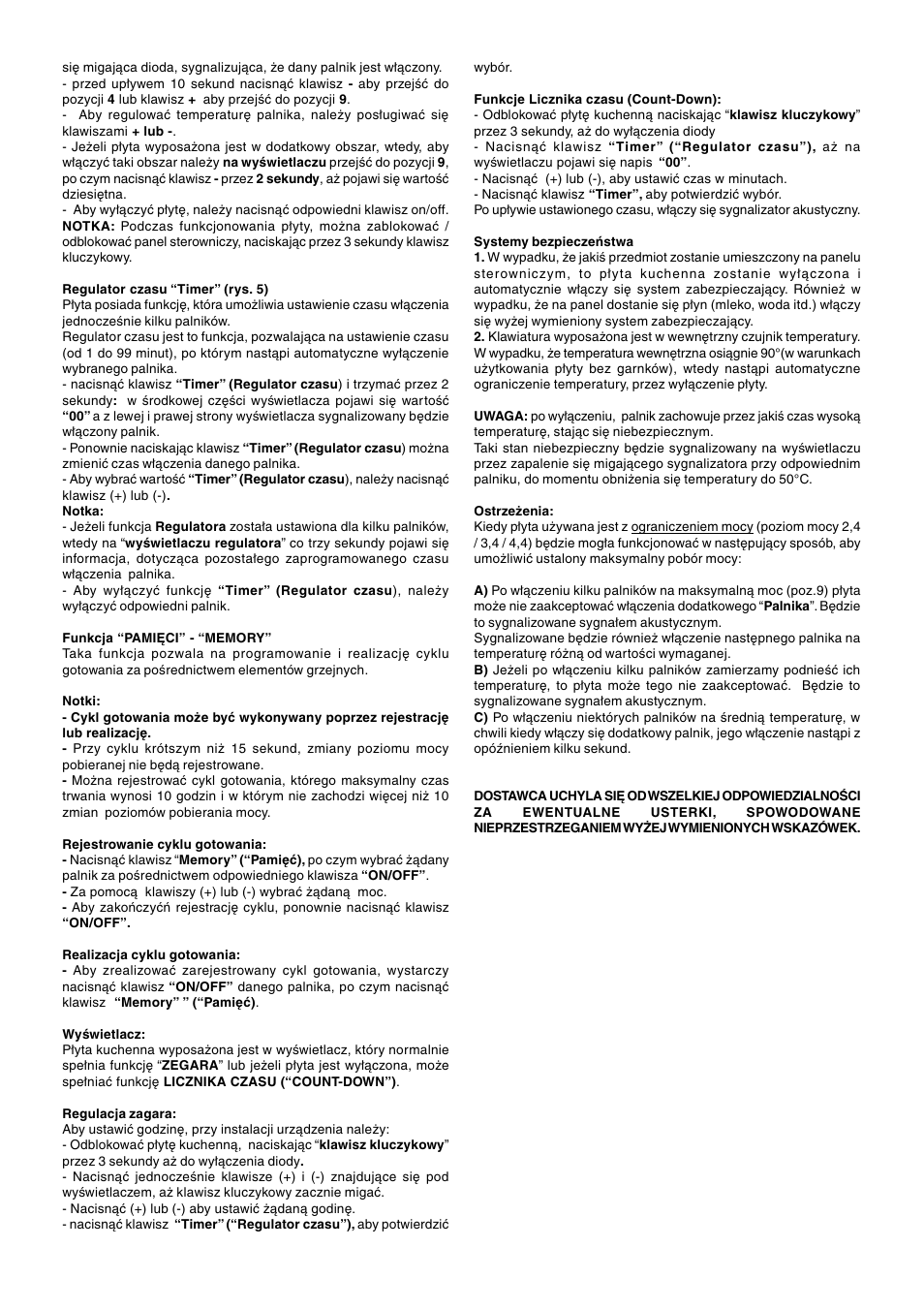Ardo PEO58 User Manual | Page 30 / 36
